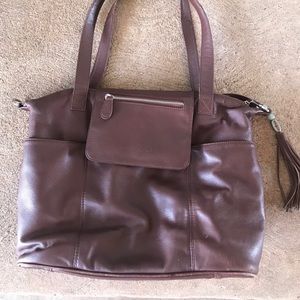 Lily Jade Madeline Diaper Bag, Brandy.